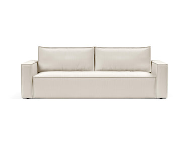 Newilla sovesofa i 531 Bouclé Off White, set forfra