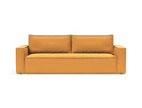 Newilla sovesofa i 536 Bouclé Ochre, set forfra