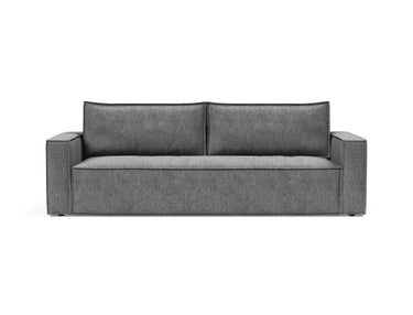 Newilla sovesofa i 563 Twist Charcoal, set forfra