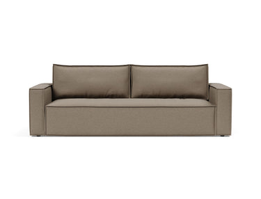Newilla sovesofa i 850 Mahoga Caramel, set forfra