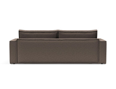 Newilla sovesofa i 530 Bouclé Taupe, set bagfra