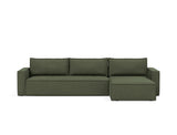 Newilla sovesofa med chaiselong i 353 Taura Forest, set forfra