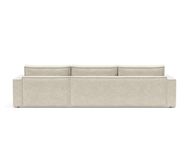 Newilla sovesofa med chaiselong i 357 Taura Off White, set bagfra