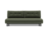 Nabli sovesofa i 413 Esina Olive Green, set forfra