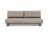 Nabli sovesofa i 472 Yuveno Warm Grey, set forfra