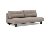 Nabli sovesofa i 318 Cordufine Beige, set skråt forfra