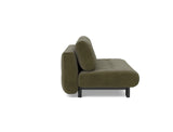 Nabli sovesofa i 316 Cordufine Pine Green, set fra siden
