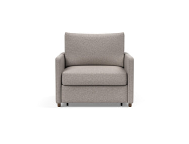Neah stol med slim armlæn i 321 Corocco Warm Grey, set forfra