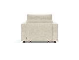 Neah stol med standard armlæn i 357 Taura Off White, set bagfra
