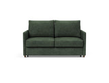 Neah 140 sovesofa med slim armlæn i 281 Avella Pine Green, set forfra