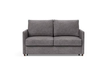 Neah 140 sovesofa med slim armlæn i 282 Avella Warm Grey, set forfra