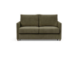 Neah 140 sovesofa med slim armlæn i 316 Cordufine Pine Green, set forfra