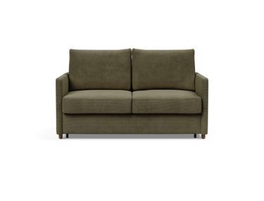 Neah 140 sovesofa med slim armlæn i 316 Cordufine Pine Green, set forfra
