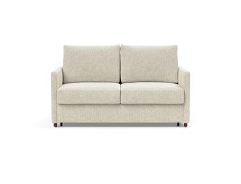 Neah 140 sovesofa med slim armlæn i 357 Taura Off White, set forfra