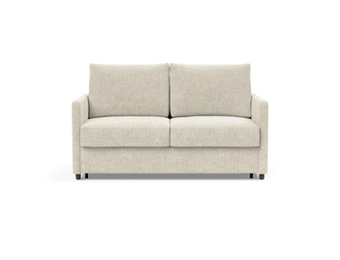 Neah 140 sovesofa med slim armlæn i 357 Taura Off White, set forfra