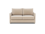Neah 140 sovesofa med slim armlæn i 410 Esina Almond, set forfra