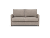 Neah 140 sovesofa med slim armlæn i 472 Yuveno Warm Grey, set forfra
