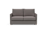 Neah 140 sovesofa med slim armlæn i 521 Mixed Dance Grey, set forfra