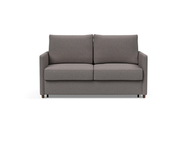 Neah 140 sovesofa med slim armlæn i 521 Mixed Dance Grey, set forfra