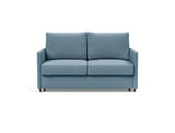 Neah 140 sovesofa med slim armlæn i 525 Mixed Dance Light Blue, set forfra
