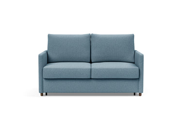 Neah 140 sovesofa med slim armlæn i 525 Mixed Dance Light Blue, set forfra