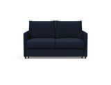 Neah 140 sovesofa med slim armlæn i 528 Mixed Dance Blue, set forfra