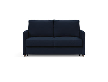 Neah 140 sovesofa med slim armlæn i 528 Mixed Dance Blue, set forfra