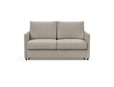 Neah 140 sovesofa med slim armlæn i 579 Kenya Gravel, set forfra