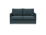 Neah 140 sovesofa med slim armlæn i 851 Mahoga Dark Blue, set forfra