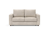 Neah 140 sovesofa med standard armlæn i 280 Avella Sand, set forfra