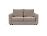 Neah 140 sovesofa med standard armlæn i 318 Cordufine Beige, set forfra