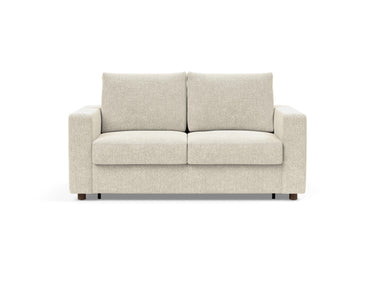 Neah 140 sovesofa med standard armlæn i 357 Taura Off White, set forfra
