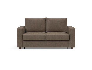 Neah 140 sovesofa med standard armlæn i 411 Esina Cedar Brown, set forfra