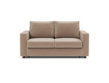 Neah 140 sovesofa med standard armlæn i 417 Esina Mocha, set forfra
