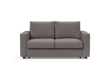 Neah 140 sovesofa med standard armlæn i 521 Mixed Dance Grey, set forfra