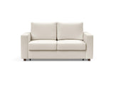 Neah 140 sovesofa med standard armlæn i 531 Bouclé Off White, set forfra