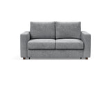 Neah 140 sovesofa med standard armlæn i 565 Twist Granite, set forfra
