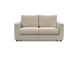 Neah 140 sovesofa med standard armlæn i 612 Blida Sand Grey, set forfra