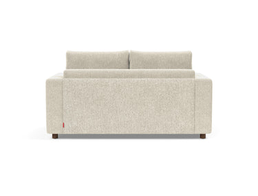Neah 140 sovesofa med standard armlæn i 357 Taura Off White, set bagfra