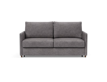 Neah 160 sovesofa med slim armlæn i 282 Avella Warm Grey, set forfra