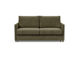 Neah 160 sovesofa med slim armlæn i 316 Cordufine Pine Green, set forfra