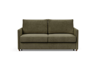 Neah 160 sovesofa med slim armlæn i 316 Cordufine Pine Green, set forfra