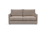 Neah 160 sovesofa med slim armlæn i 318 Cordufine Beige, set forfra