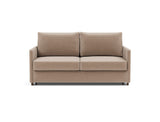 Neah 160 sovesofa med slim armlæn i 417 Esina Mocha, set forfra