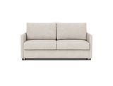 Neah 160 sovesofa med slim armlæn i 470 Yuveno Natural, set forfra