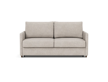 Neah 160 sovesofa med slim armlæn i 471 Yuveno Sand, set forfra