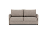 Neah 160 sovesofa med slim armlæn i 472 Yuveno Warm Grey, set forfra