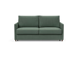 Neah 160 sovesofa med slim armlæn i 518 Elegance Green, set forfra