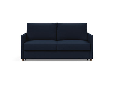 Neah 160 sovesofa med slim armlæn i 528 Mixed Dance Blue, set forfra