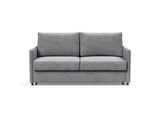 Neah 160 sovesofa med slim armlæn i 565 Twist Granite, set forfra